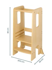 Tutti Bambini Natural Helping Hands Montessori Toddler Learning Tower High Chair - Image 6 of 6