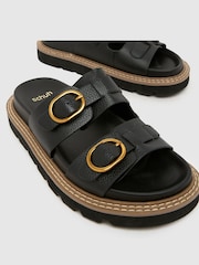 Schuh Black Thursday Chunky Footbed Sandals - Image 3 of 4