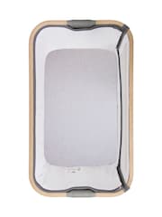 Tutti Bambini Grey Bedside Crib Fitted Sheet - Image 3 of 6