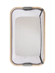 Tutti Bambini Grey Bedside Crib Fitted Sheet - Image 4 of 6