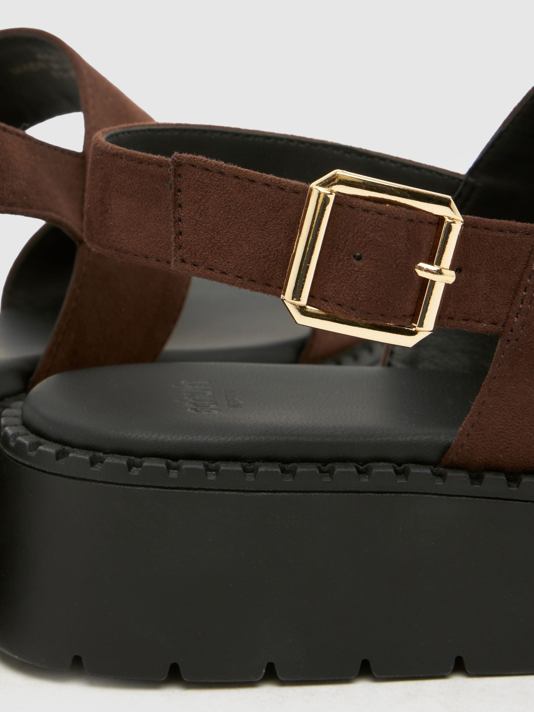 Buy Schuh Brown WF Tuscany Chunky Sandals from Next USA