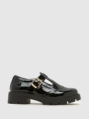 Schuh Black WF Leigh Chunky T-Bar Shoes - Image 1 of 4