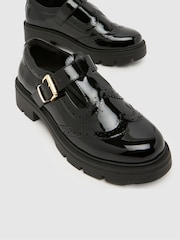 Schuh Black WF Leigh Chunky T-Bar Shoes - Image 3 of 4