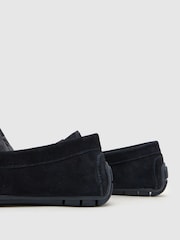 Schuh Blue Rust Suede Driver Shoes - Image 3 of 4