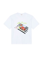 Chelsea Peers White Al Fresco Print T-Shirt - Image 4 of 4