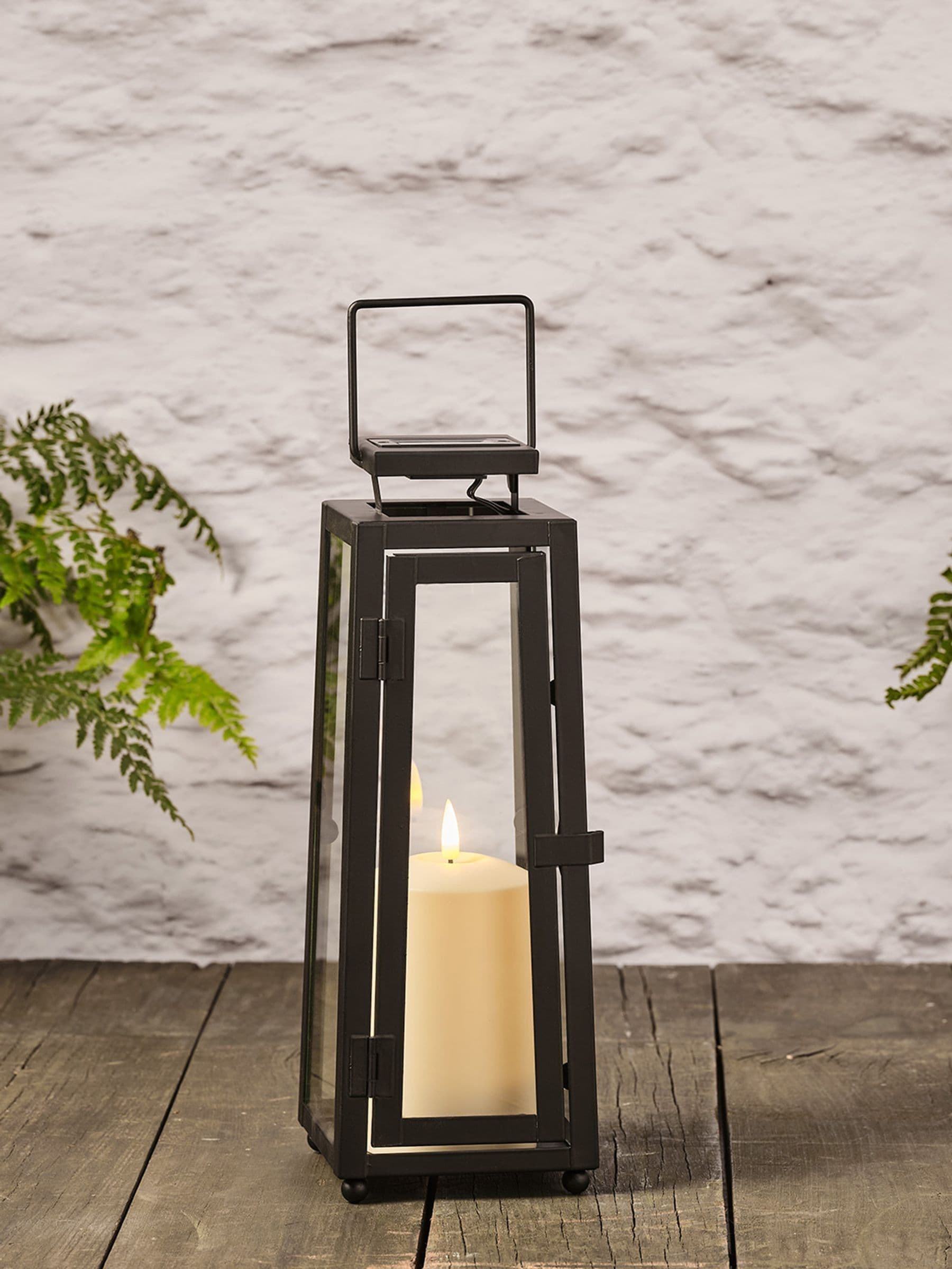 ライト・ランタン NAMELESS STAND Lantern ver. Buy Lights4fun Black Porto Solar Garden Lantern with TruGlow