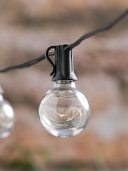 Lights4fun Black Micro LED Solar Powered Festoon Lights 30cm - Image 4 of 4