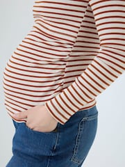 JoJo Maman Bébé 2 Pack Long Sleeve Ribbed Crew Neck Nursing Top - Bild 10 von 10