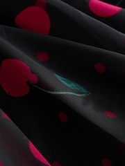 Black Embellished Hanky Hem Dress (3-16yrs) - Image 3 of 4