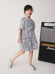 Silver Tassel Dress (3-16yrs) - Image 2 of 8