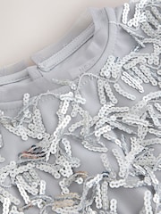 Silver Tassel Dress (3-16yrs) - Image 8 of 8