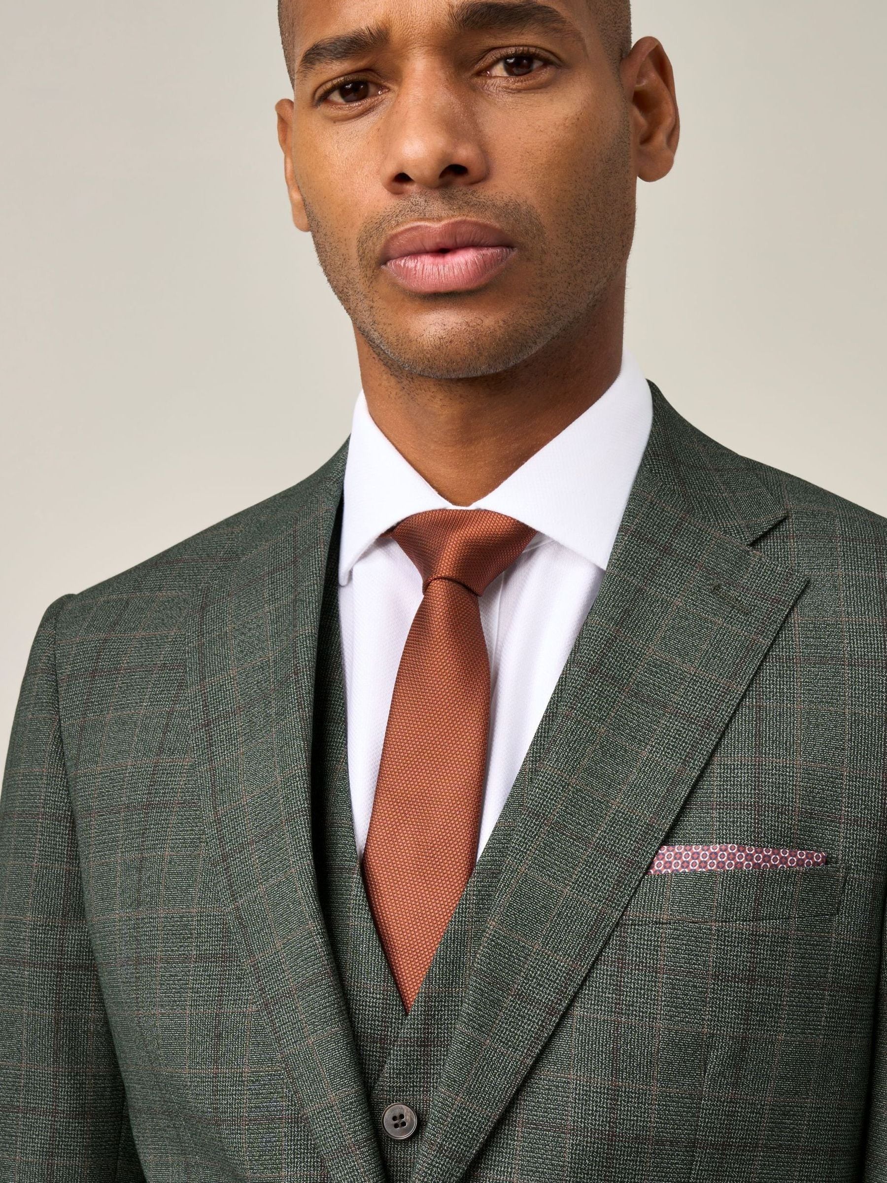 Buy Skopes Green Wesley Tailored Fit Check Suit Jacket from Next USA