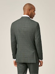 Skopes Green Wesley Tailored Fit Check Suit Jacket - Image 3 of 5