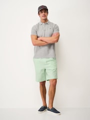 Crew Clothing Green Bermuda Stretch Chino Shorts - Image 1 of 5