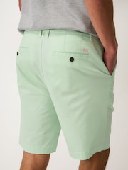 Crew Clothing Green Bermuda Stretch Chino Shorts - Image 2 of 5