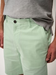 Crew Clothing Green Bermuda Stretch Chino Shorts - Image 4 of 5
