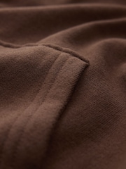 Chocolate Brown Soft Touch Hoodie (3mths-7yrs) - Image 3 of 4
