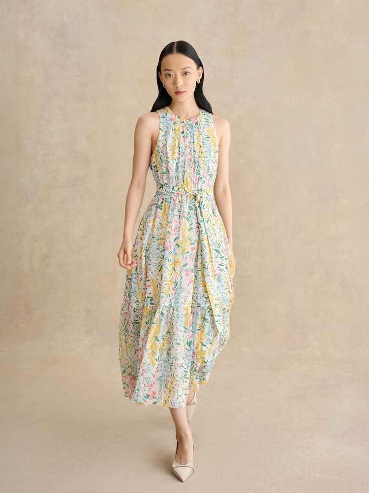 Hobbs White Lillian Dress - Image 1 of 5 Hobbs White Lillian Dress - Image 1 of 5