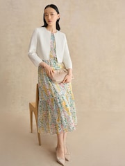 Hobbs White Lillian Dress - Image 4 of 5