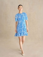 Hobbs Blue Lona Dress - Image 1 of 5