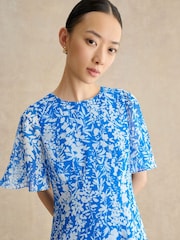 Hobbs Blue Lona Dress - Image 2 of 5