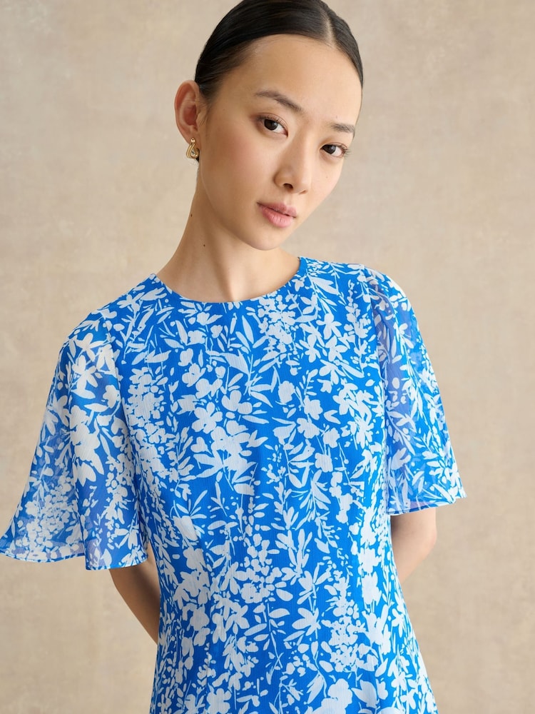 Hobbs Blue Lona Dress - Image 2 of 5