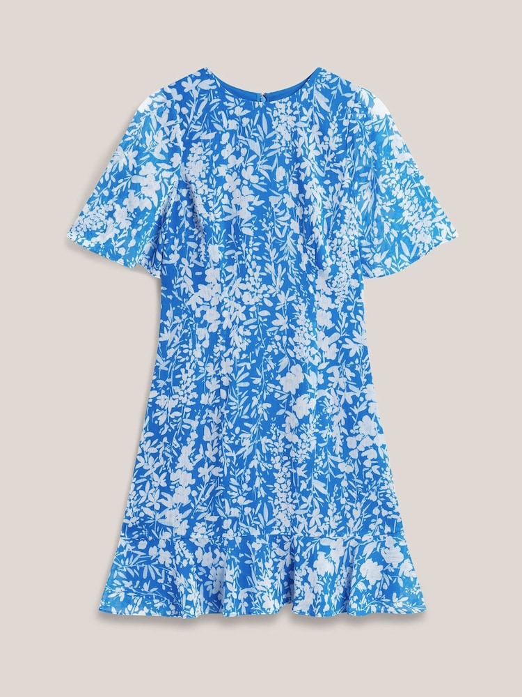 Hobbs Blue Lona Dress - Image 5 of 5