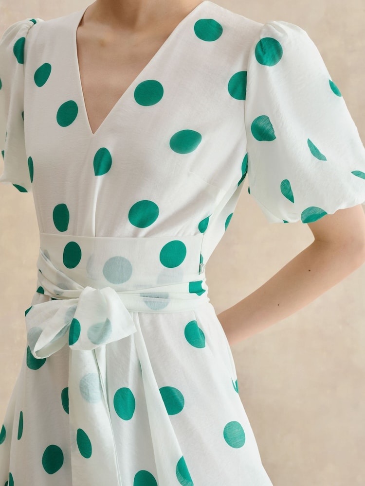 Hobbs White Barrington Dress - Image 2 of 5