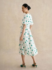Hobbs White Barrington Dress - Image 3 of 5