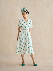 Hobbs White Barrington Dress - Image 4 of 5