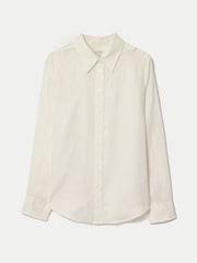 Jigsaw White Classic Linen Shirt - Image 6 of 6