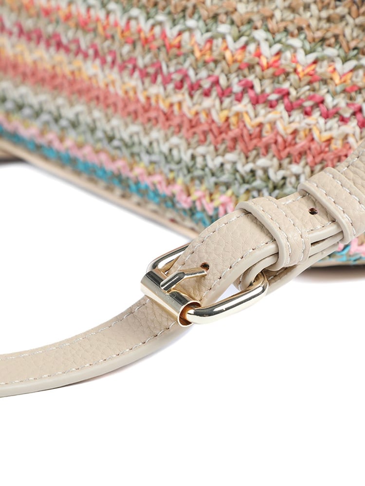 Pavers Cream Stripey Cross-Body Bag - Image 5 of 5