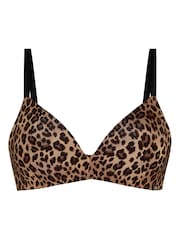Hunkemoller Brown Mona Padded Non-wired Bra - Image 4 of 5