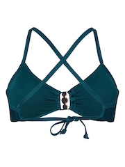 Hunkemöller Green Dominica Bikini Top - Image 8 of 8