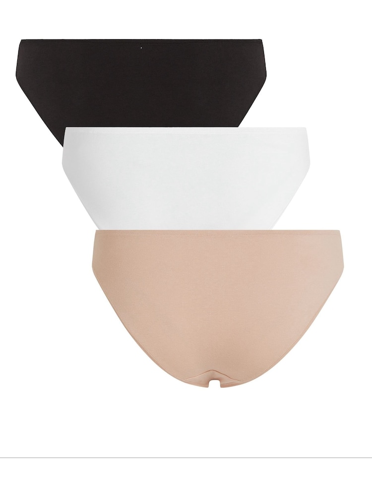 Hunkemoller White/Black/Nude Brazilian Kira Knickers 3 Pack - Image 5 of 5 Hunkemoller White/Black/Nude Brazilian Kira Knickers 3 Pack - Image 5 of 5