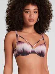 Hunkemöller Purple Mauritius Padded Underwired Bikini Top - Image 1 of 5