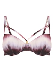 Hunkemöller Purple Mauritius Padded Underwired Bikini Top - Image 4 of 5