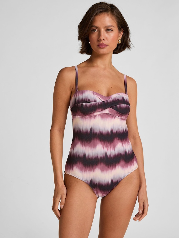 Hunkemöller Purple Mauritius Swimsuit - Image 1 of 5