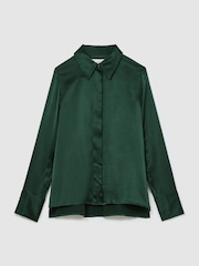 Reiss Ameira Silk-Σατέν Concealed-Placket Πουκάμισα - Εικόνα 2 από 7