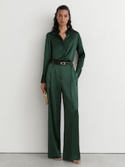Reiss Ameira Silk-Σατέν Concealed-Placket Πουκάμισα - Εικόνα 3 από 7