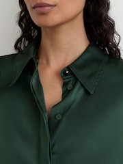 Reiss Ameira Silk-Σατέν Concealed-Placket Πουκάμισα - Εικόνα 5 από 7