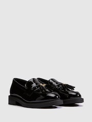 Schuh Black Lucy Tassel Loafers - Image 2 of 4