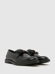 Schuh Black Lake Bow Loafers - Image 2 of 4