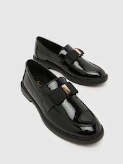 Schuh Black Lake Bow Loafers - Image 3 of 4