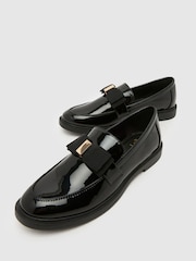 Schuh Black Lake Bow Loafers - Image 4 of 4