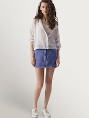 American Vintage Cream Bodyrow Cardigan - Image 4 of 6