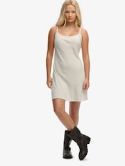 Superdry White Printed Cami Mini Dress - Image 3 of 7