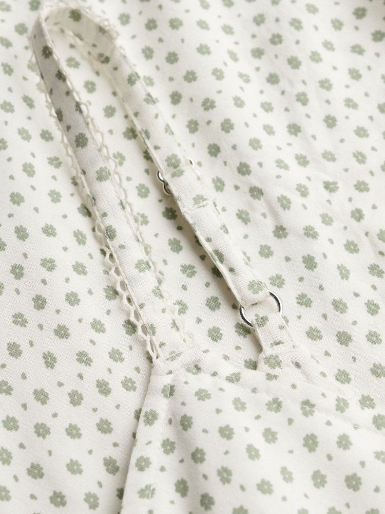 Superdry White Printed Cami Mini Dress - Image 7 of 7