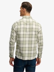Superdry Green The Merchant Store - Lite Check Shirt - Image 2 of 6