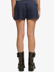Superdry Blue Athletic Essentials Waffle Retro Shorts - Image 2 of 6